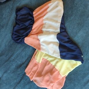 Strapless maxi dress